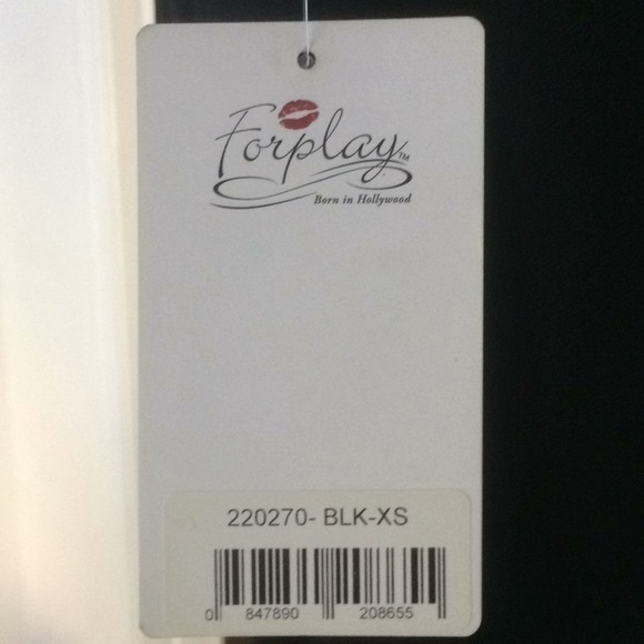 Forplay Greek Goddess Top XS w/Rhinestones. NWT - Picture 7 of 8